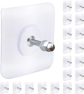 Self Adhesive Wall Screws (10 Pcs) – Adhesive Screws Wall Mount Hooks