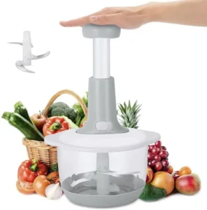 Manual Hand Push Chopper - Vegetable Meat Grinder