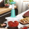 Manual Hand Push Chopper - Vegetable Meat Grinder