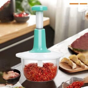Manual Hand Push Chopper - Vegetable Meat Grinder