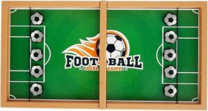 Wooden Hockey Soccer Table Game For Kids & Adults